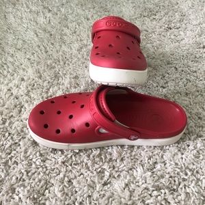 Red Crocs